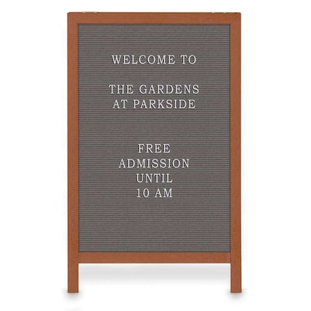 United Visual Products Corkboard, Fabric, Blk/Cobac, 3 Door, 96x48" UV308-BLACK-COBACC